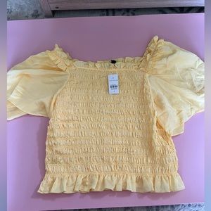 Ann Taylor yellow top